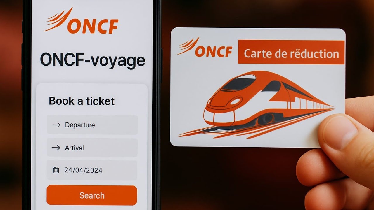 طريقة الحجز بتطبيق ONCF Voyage باستعمال بطاقة التخفيض خطوة بخطوة!