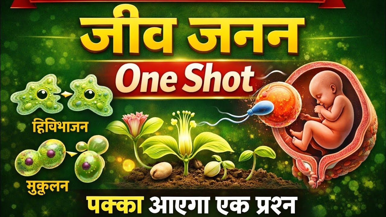जीव जनन One Shot 🔥 | UP BOARD Exam 2026 | Pakka आएगा एक प्रश्न | Class 12 Biology #eduverse14