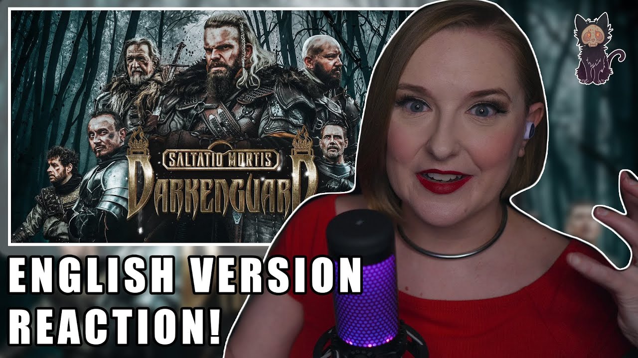 SALTATIO MORTIS Feat. Blind Guardian - Darkenguard REACTION | ENGLISH VERSION!