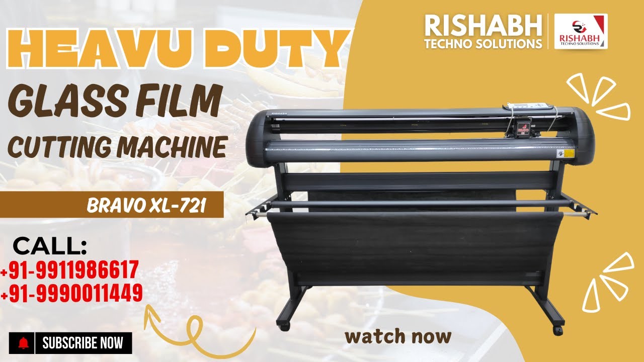 Glass Film 4 FEET Vinyl Cutting Plotter Machine | Vinyl Plotter Call 9911986617, 9289028889