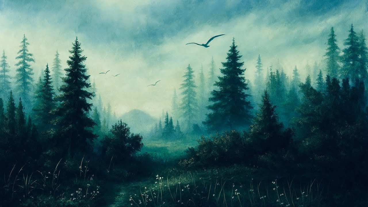 Can I Paint a Whole Picture Using Only Blue? : Acrylic Painting