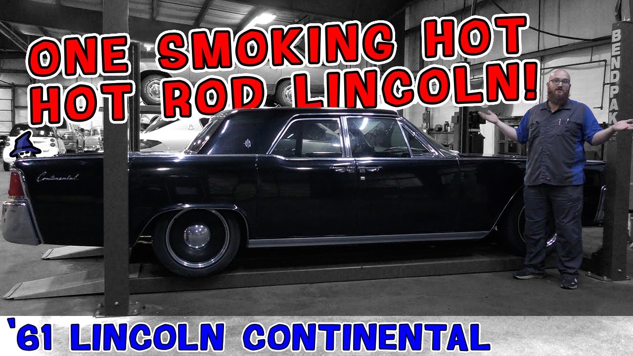 Не могу остановить этот Lincoln Continental 61-го года в автомастерской CAR WIZARD, его действите...