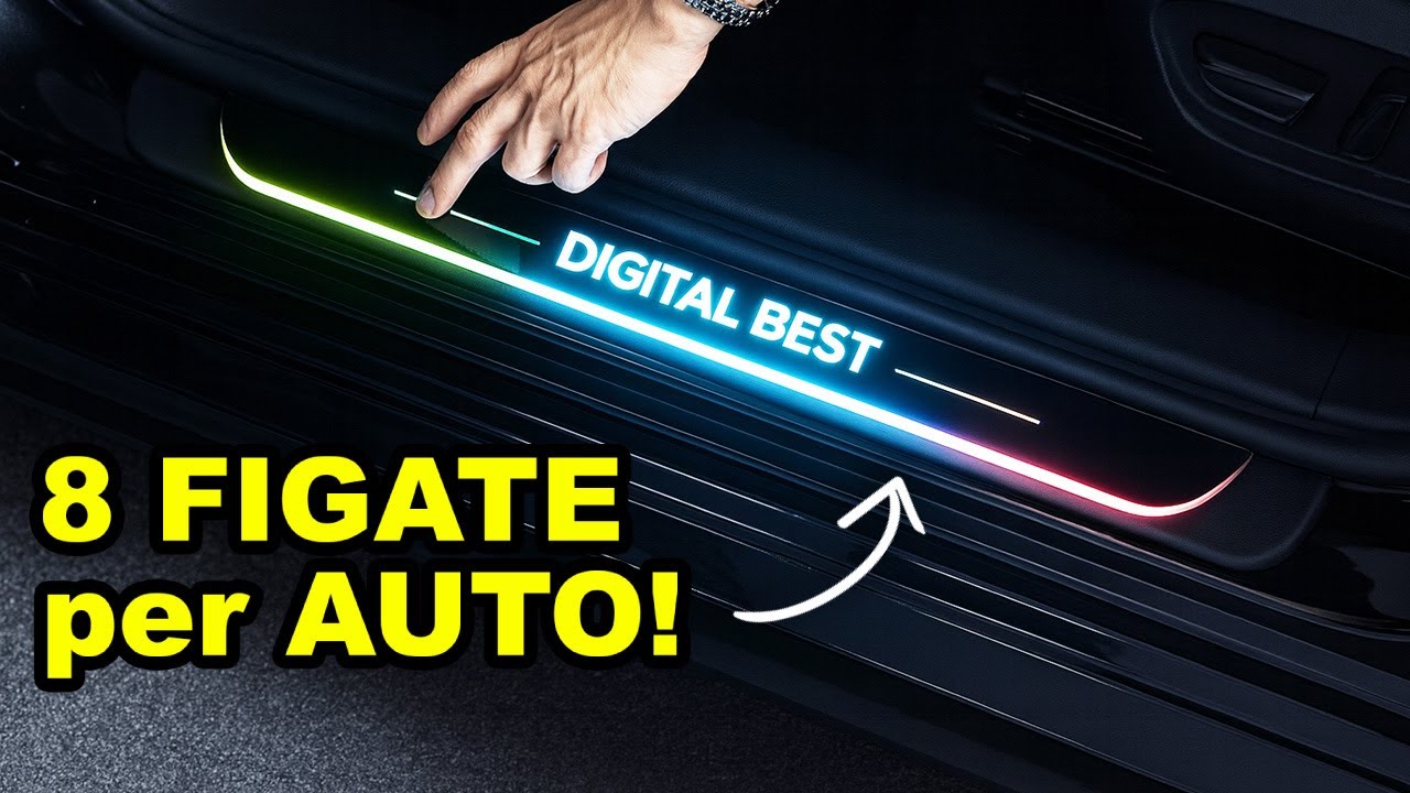 8 GADGET AMAZON che SVOLTANO la VITA in AUTO!