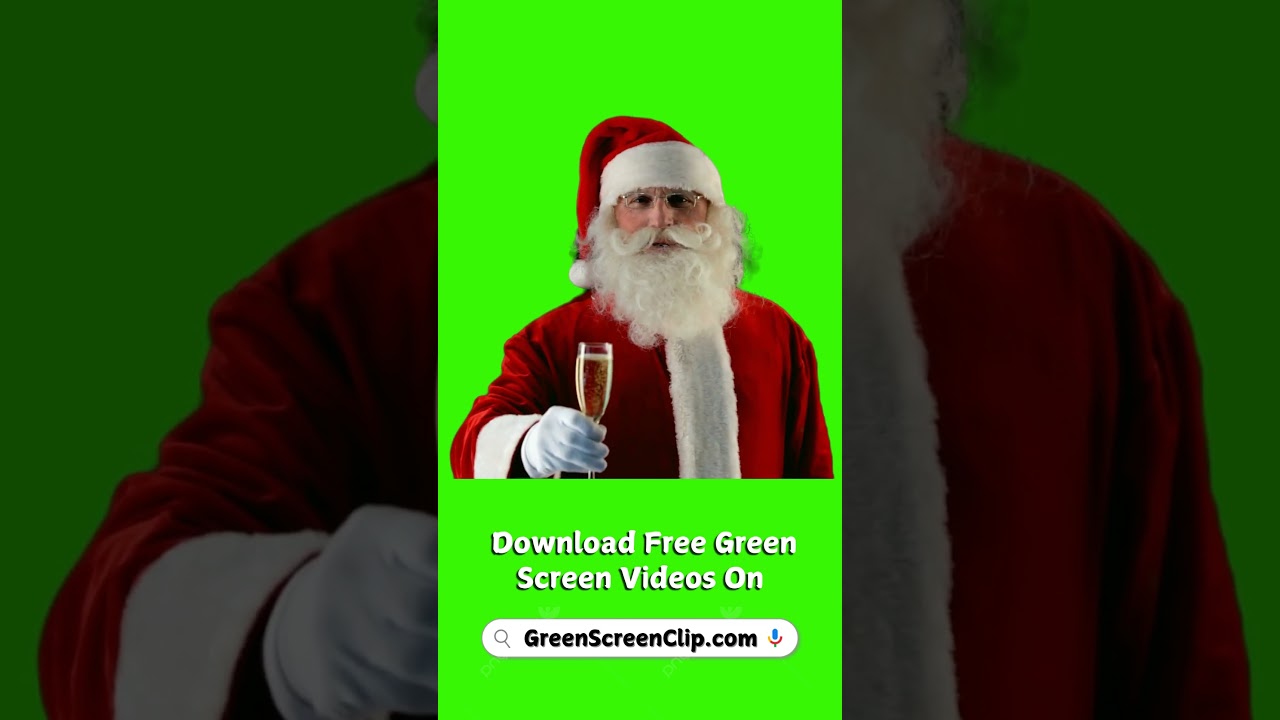 Christmas Santa Claus Green Screen | Merry Christmas Video Editing | Video Editing