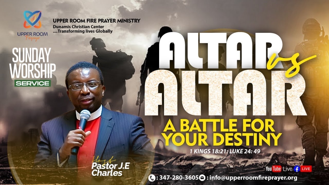 🪓 🔥Altar Vs. Altar🔥 1Kings 18:21 ✝️🙌 | Pastor J.E. Charles⚔️