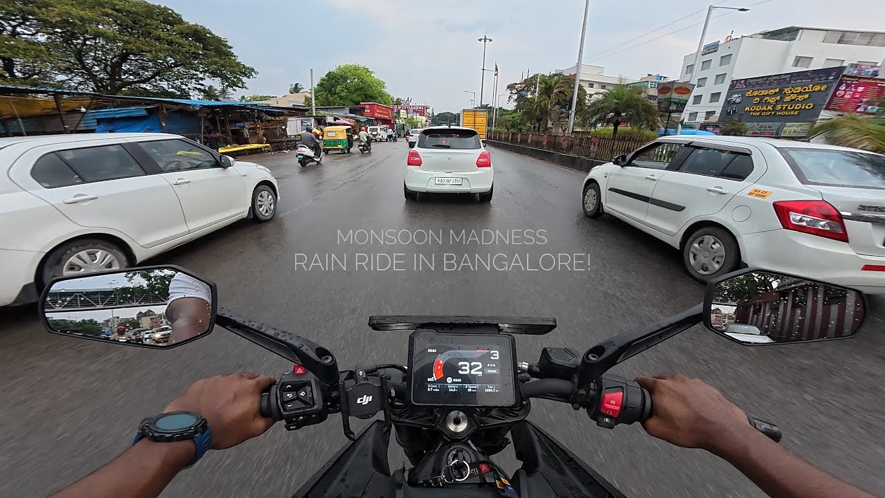 Monsoon Madness: KTM 250 Duke Gen 3 Rain Ride in Bangalore!