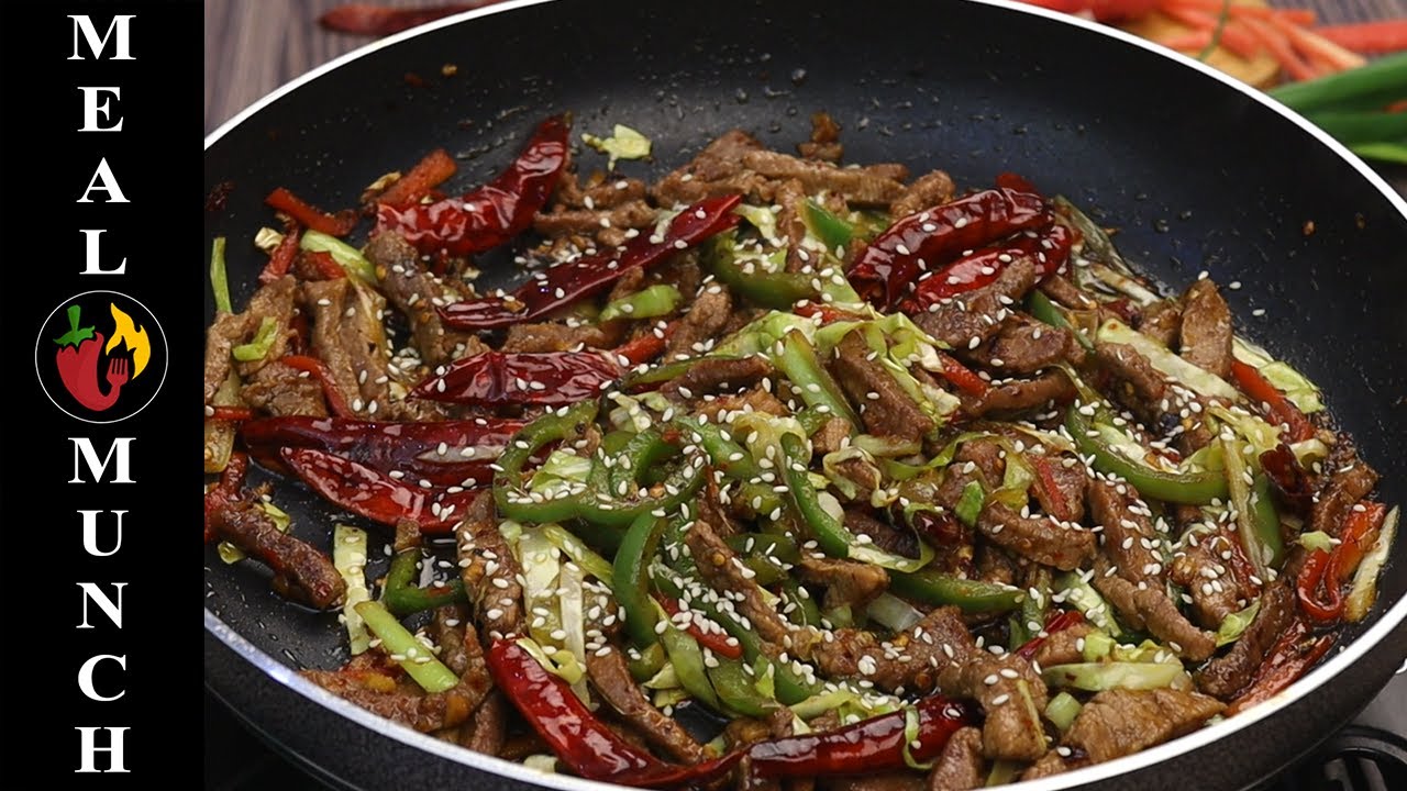 Szechuan Beef Recipe | Easy Recipe to Make Szechuan Beef | Meal Munch