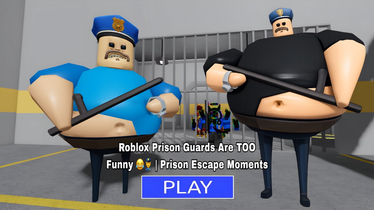 Roblox Prison Guards Are TOO Funny 😂👮‍♂️ | Prison Escape Moments