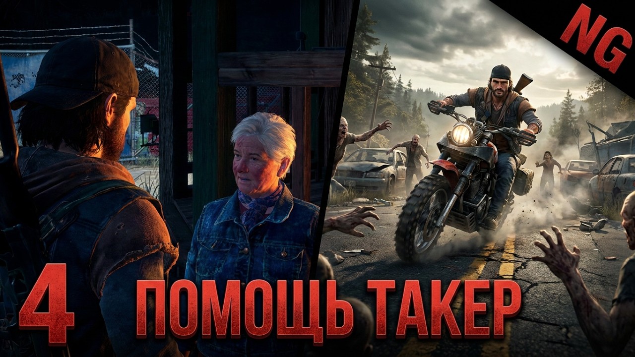 Days Gone (Жизнь после)- #4. Помощь Такер. Стрим.