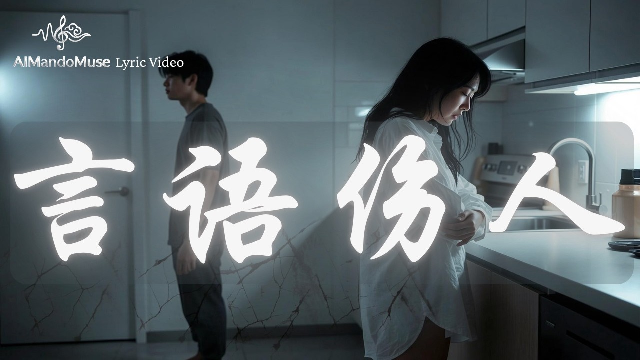 《言语伤人》 [Lyric Video] | 字字如刀，句句刺心