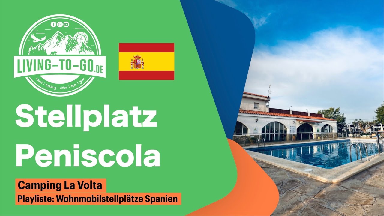 Wohnmobilstellplatz in Peniscola, Camping La Volta. Super Platz. Hat mir gut gefallen.