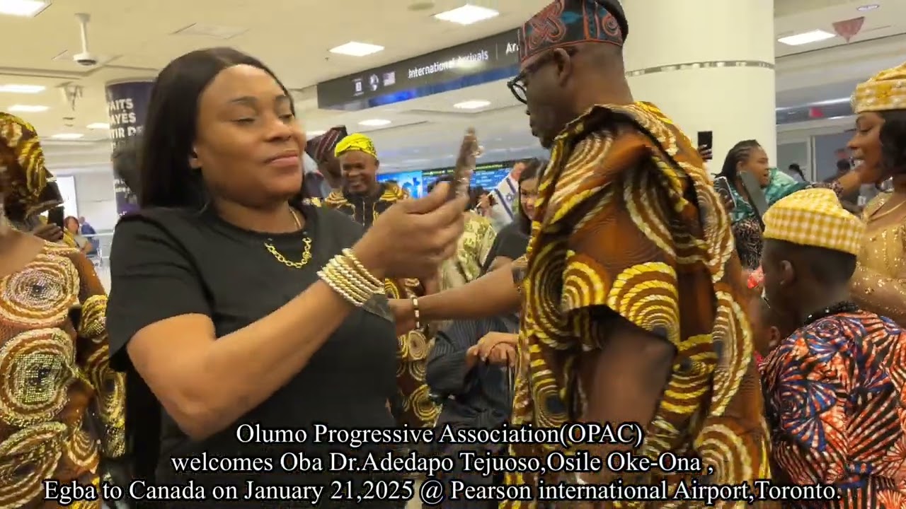 Olumo Progressive Association(OPAC) welcomes Oba Dr.Adedapo Tejuoso,Osile Oke-Ona ,Egba to Canada