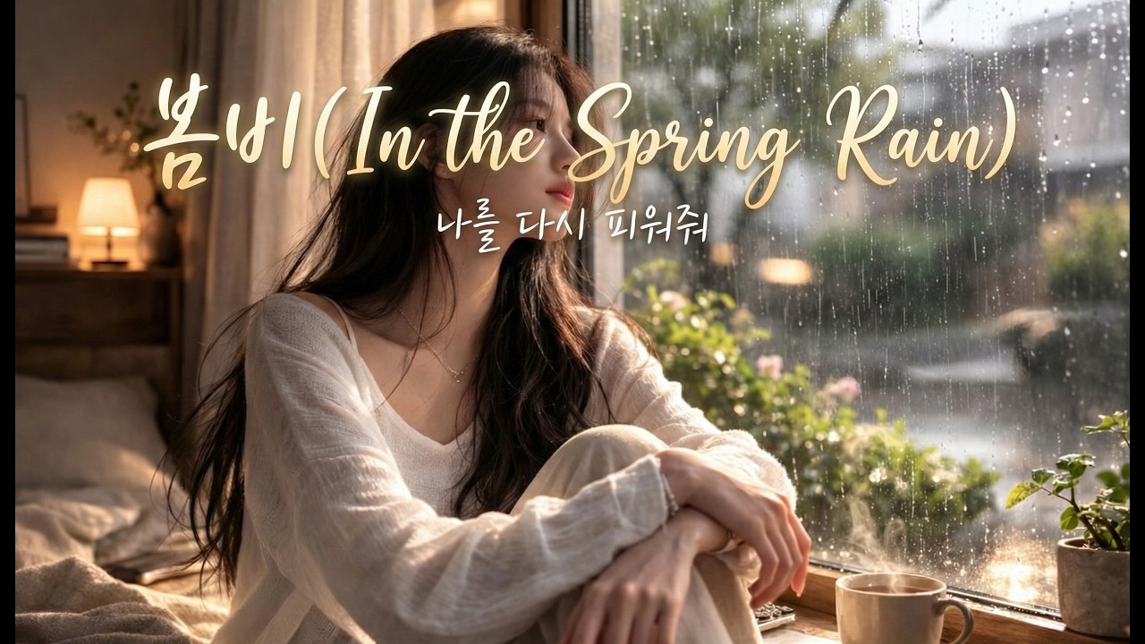 AI MV - 봄비(In the Spring Rain - AI Music Video) / 계절에 어울리는 노래 / 다시 사랑할 수 있을까