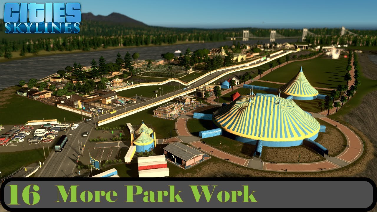 More Park Work - Cities Skylines - Sunset Harbour DLC - 16