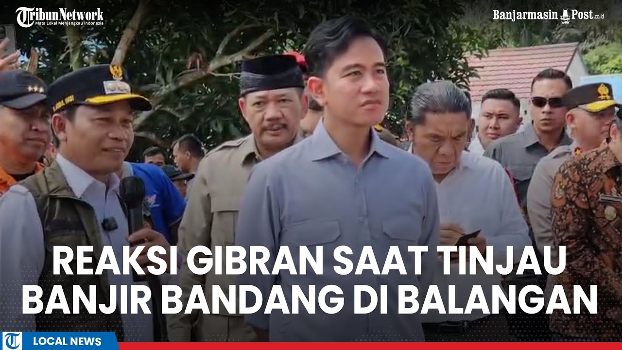 Reaksi Wapres Gibran Tinjau Banjir Bandang di Balangan, Cek Sekolah dan Rumah Warga yang Rusak