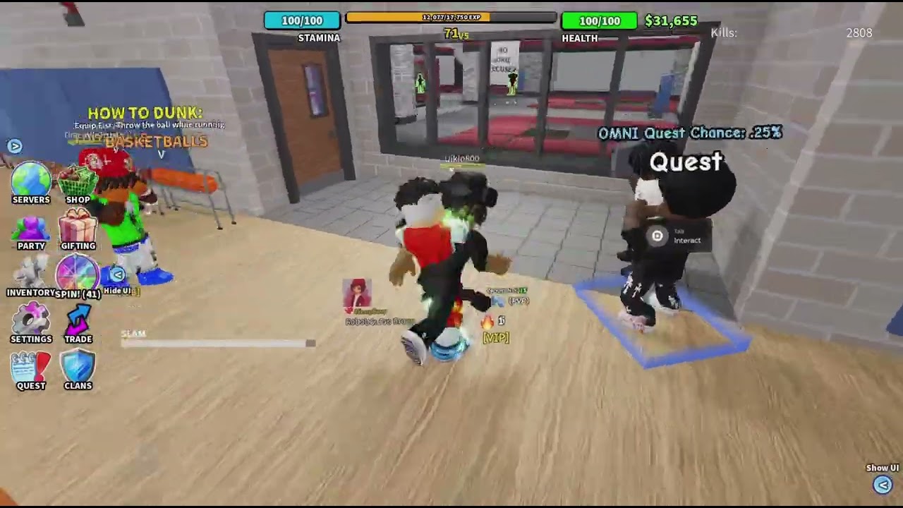 Trying out omni style Fight in a school