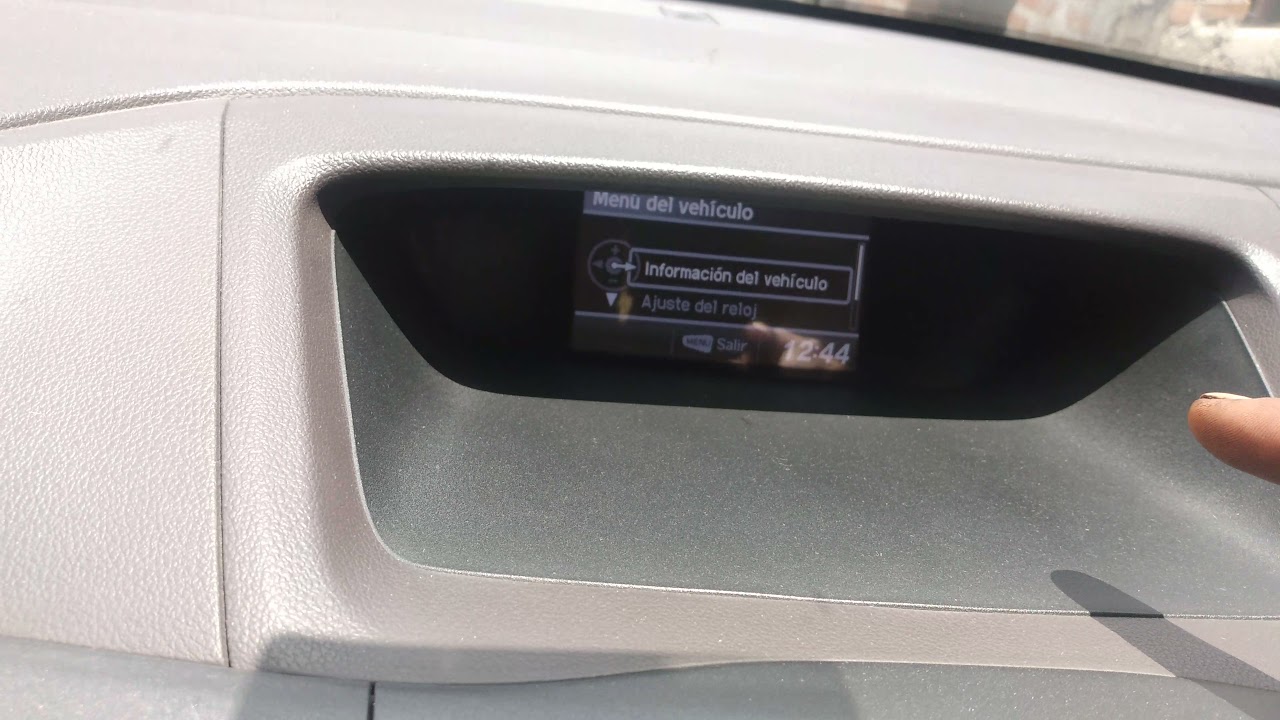 cómo resetear la luz de servicio Honda CRV 2013