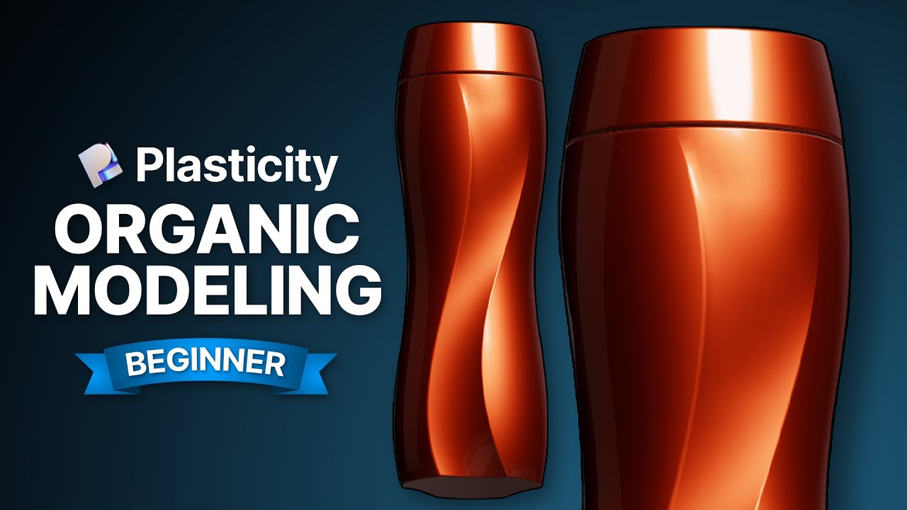 Learn Quick & Easy Organic CAD Surface Modeling | Plasticity Beginners