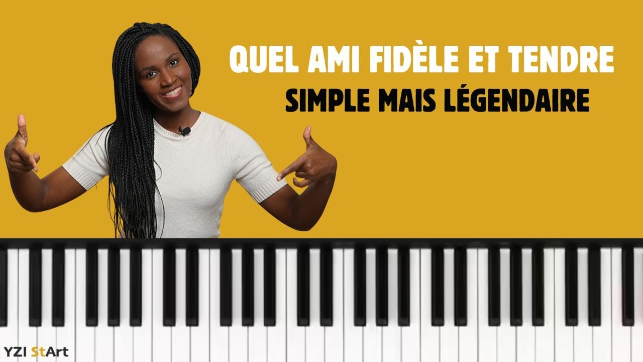 Quel ami fidèle et tendre - TUTORIEL PIANO DÉBUTANT - PIANO GOSPEL
