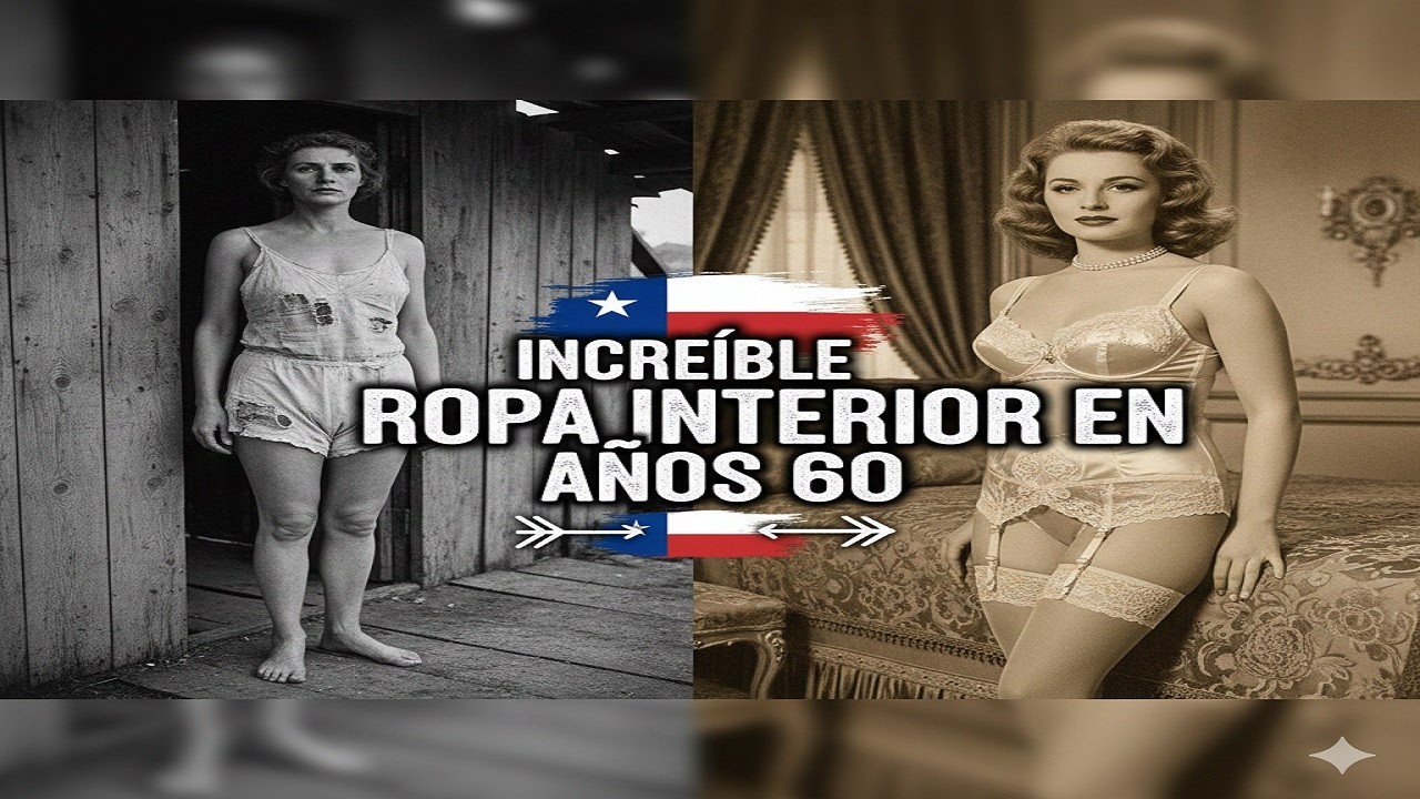 ASI ERA LA ROPA INTERIOR DE MUJERES EN CHILE ANTIGUO AÑOS 60