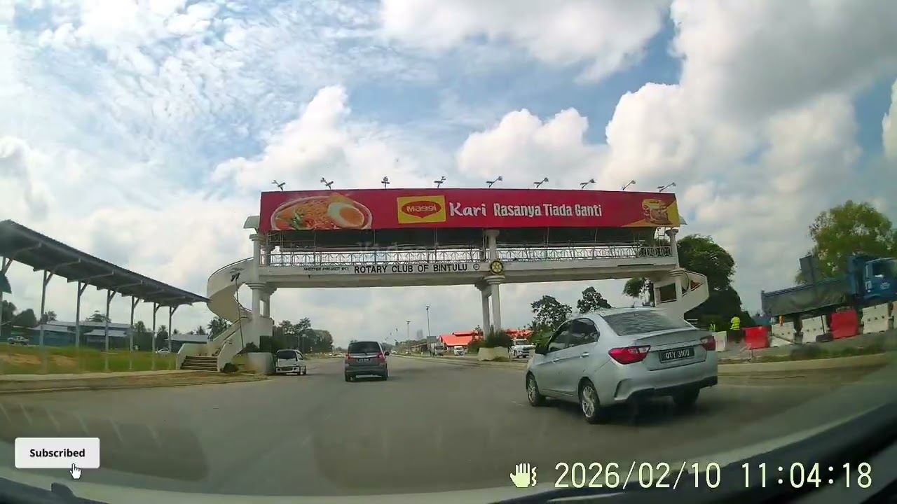 DRIVING IN BINTULU 10 FEB 2026 1055AM