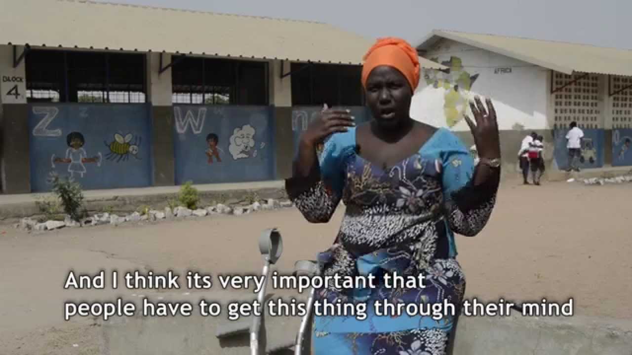 Meet Mariama - Amputee Teacher