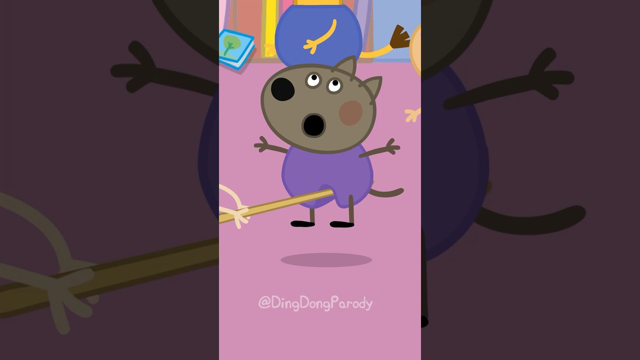 Rule 1 - NO TALKING! ❌😵 #funny #peppapig #parody @Boogytoons