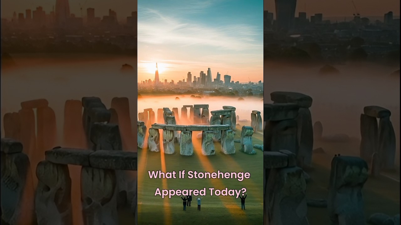 what if Stonehenge appeared today🥵 #londonsecrets #scary #history #ukmystery #shorts #trending #reel