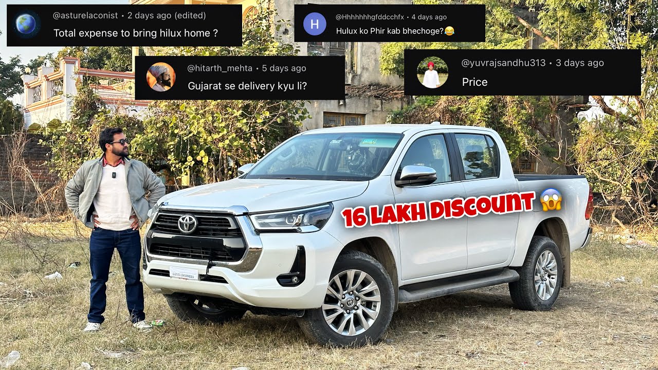 Why I bought Hilux instead of Roxx | All doubts cleard | Price , discount and experience