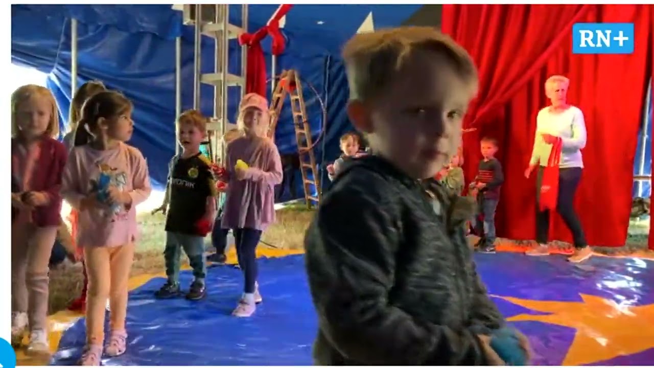 Zirkusprojekt: Kinder der Kita Cappenberg zeigen ihr K&ouml;nnen in der Manege