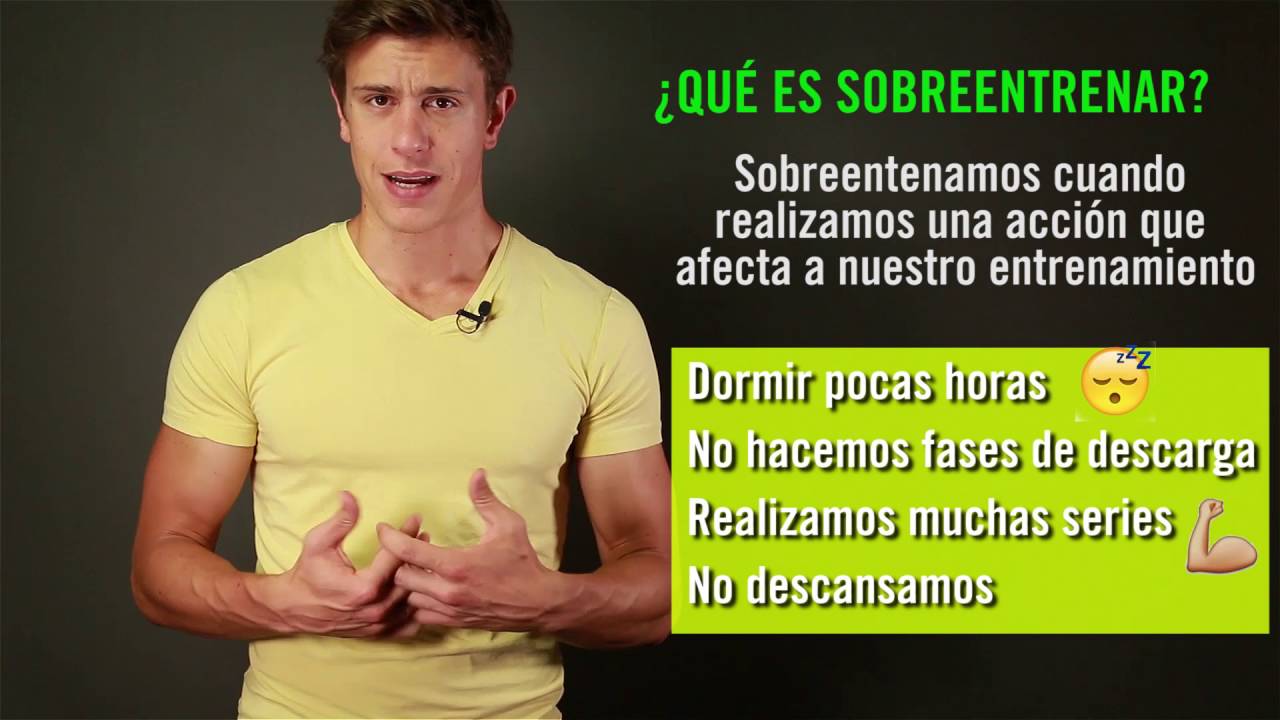 Todo lo que debes saber acerca del sobreentrenamiento