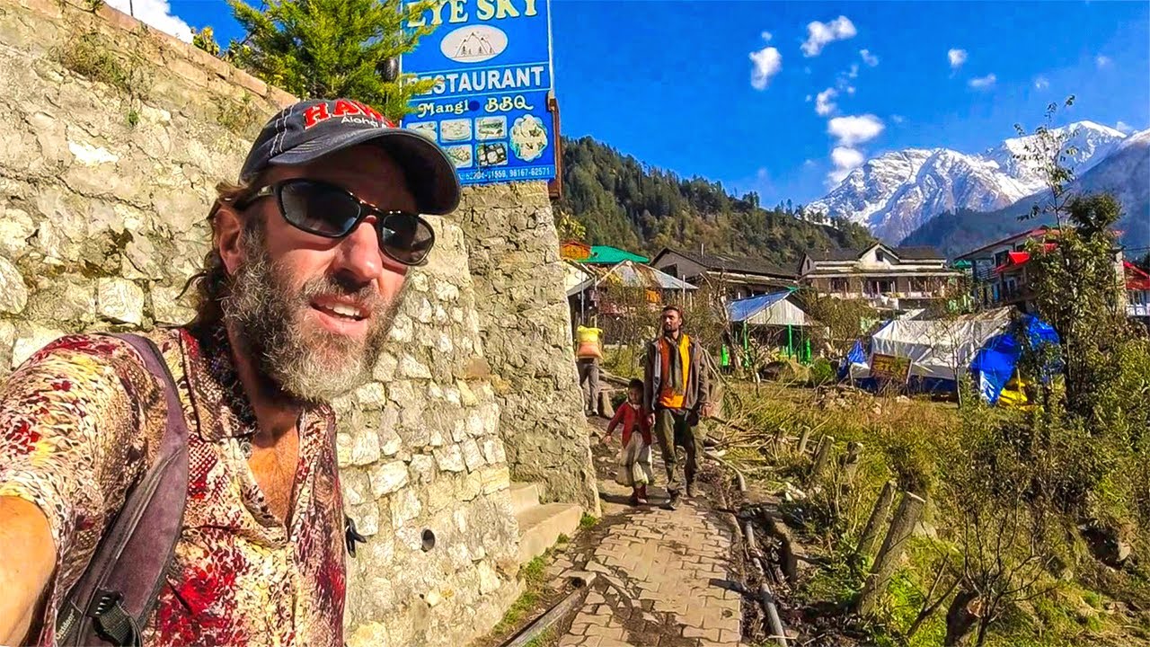 Village Life in the Himalayas of Himachal Pradesh, India