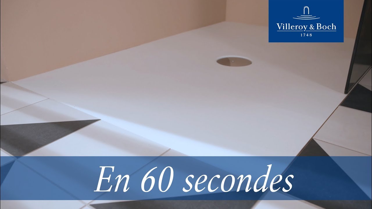 En 60 secondes: Receveurs de douche en c&eacute;ramique | Villeroy & Boch