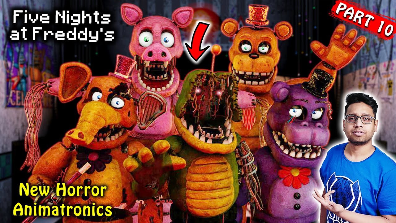 FREDDY के NEW ANIMATRONIC BAND MEMBERS ? FIVE NIGHTS AT FREDDY'S 6 Game | Part 10 Horror Story Hindi