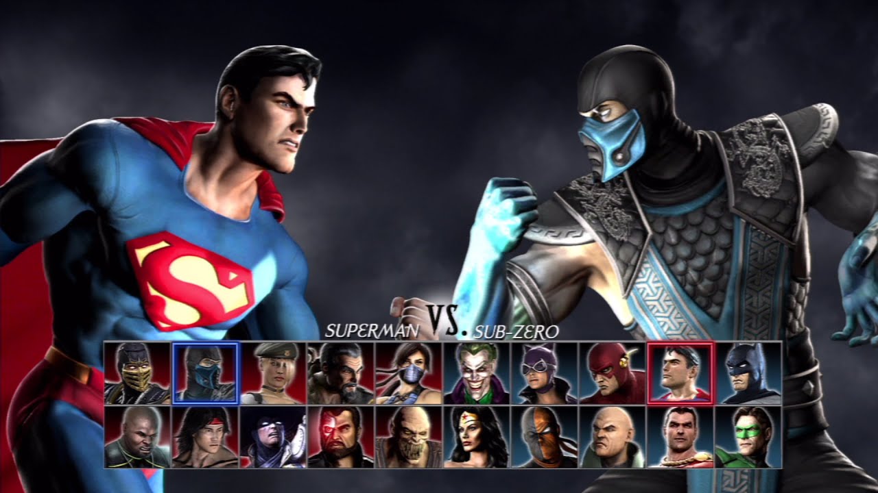 Mortal Kombat против DC Universe Все персонажи [PS3]