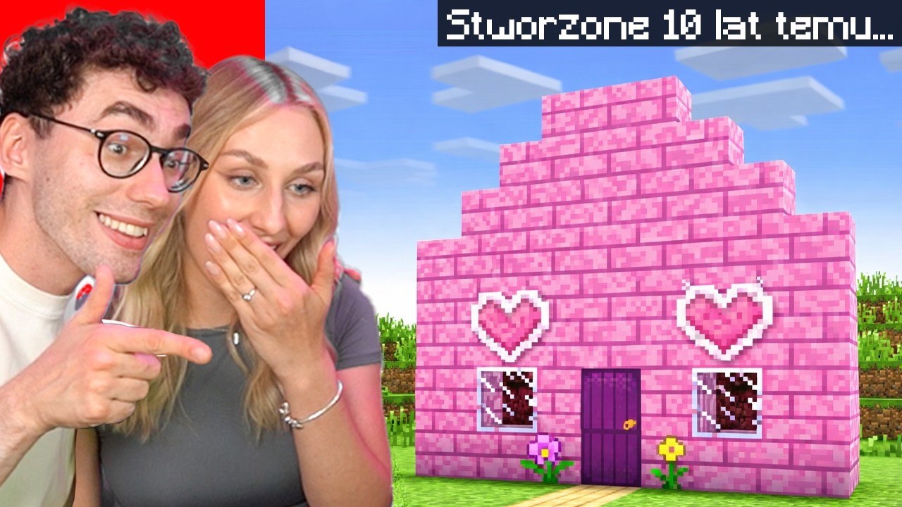 Wchodzę Na PIERWSZY ŚWIAT MOJEJ DZIEWCZYNY w Minecraft! (ma 10 lat)