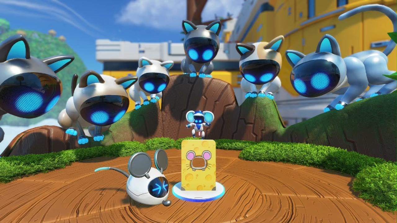 Jugando al ASTRO BOT por primera vez