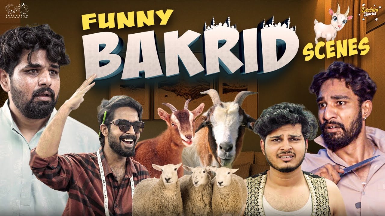 Funny Bakrid Scenes Ft. Psycho Bhaijaan || Bakrid 2025 || Latest Hyderabad Comedy || Deccani Dairies