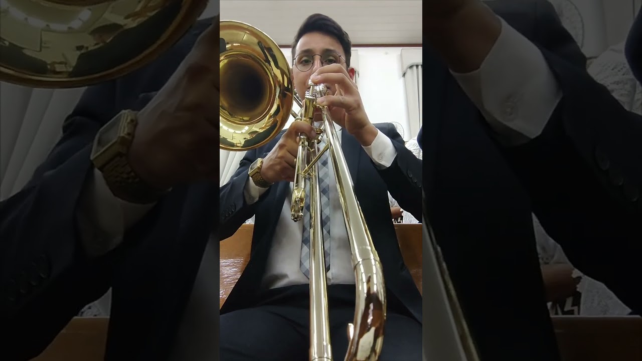 Hino 91 CCB No esconderijo do Onipotente (trombone/tenor)