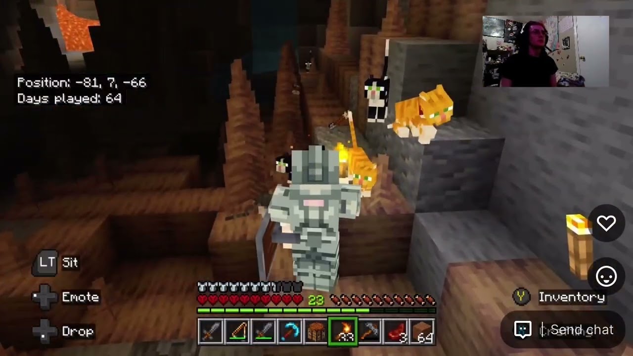 Minecraft part 1 (hardcore) 💗🧚🏻‍♂️