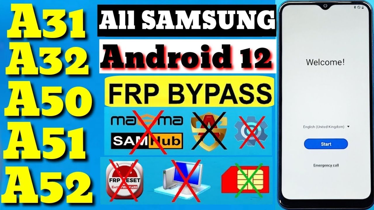 All Samsung Frp Unlock 100% TESTED New-Method | Samsung A31/A32/A50/A51/A52/A72 Frp Bypass Without 🖥