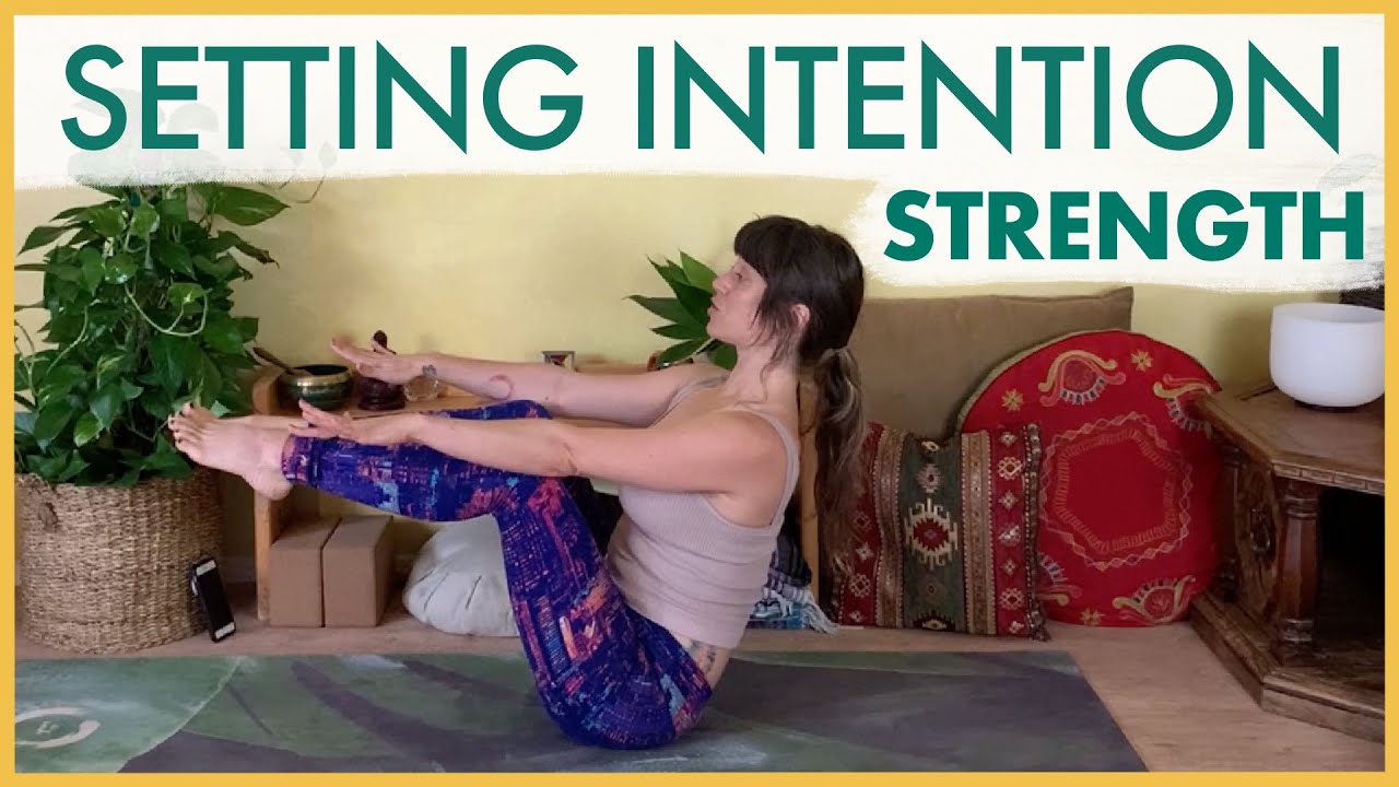 1-Hour YOGA Flow To Set Your Intention on Building STRENGTH | with Jen Hilman