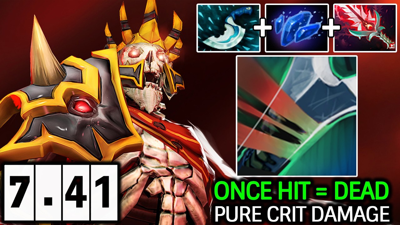 Wraith King Patch 7.41 &ndash; Once Hit Pure Crit Damage = Dead? Dota 2