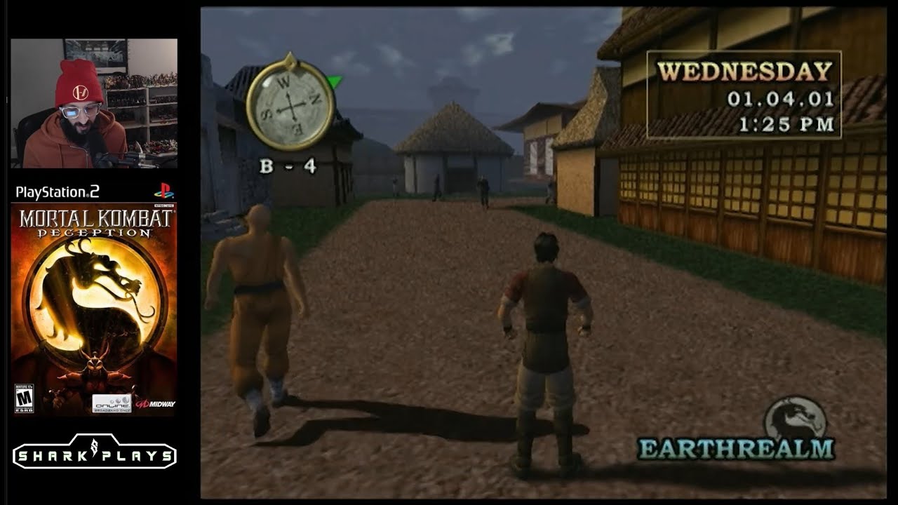 Mortal Kombat: Deception Konquest Mode (The Village + Side Quests) PS2 Part 1 - SHARKPLAYS