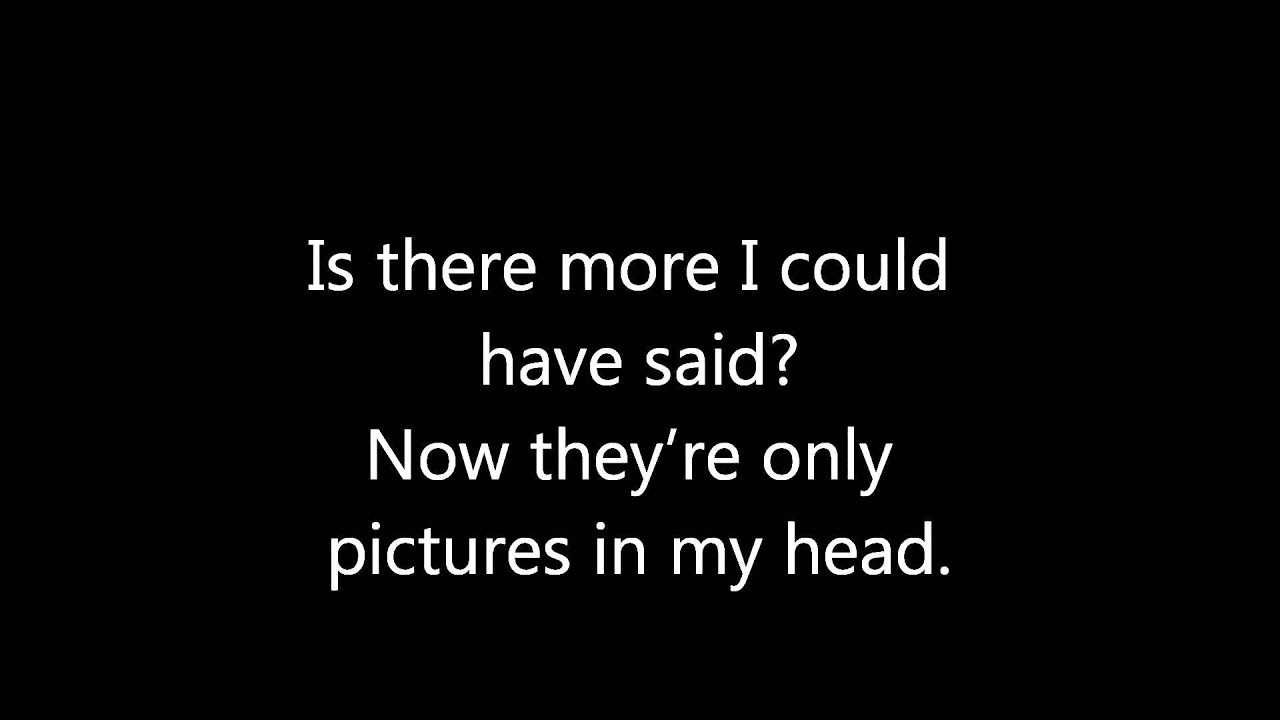 Pictures in my head the muppets Lyrics