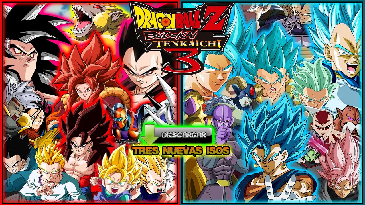 DESCARGA: TRES NUEVAS ISOS DEL DBZ BT3 XAVIER DBZ, DBZ FUN, LEGION 