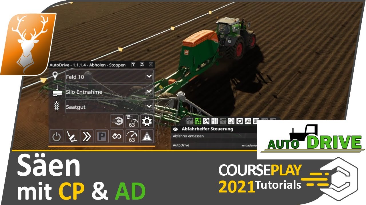 🚜 CoursePlay & AutoDrive: Säen mit Course Play und Auto Drive // Schritt für Schritt zum Profi