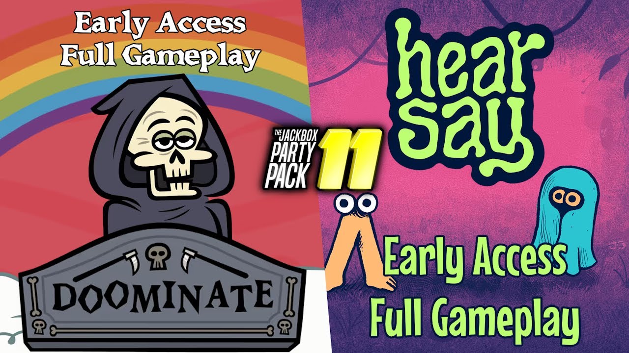 JPP11 Doominate + Hear Say | Jackbox Party Pack 11 Early Access Gameplay by Diction