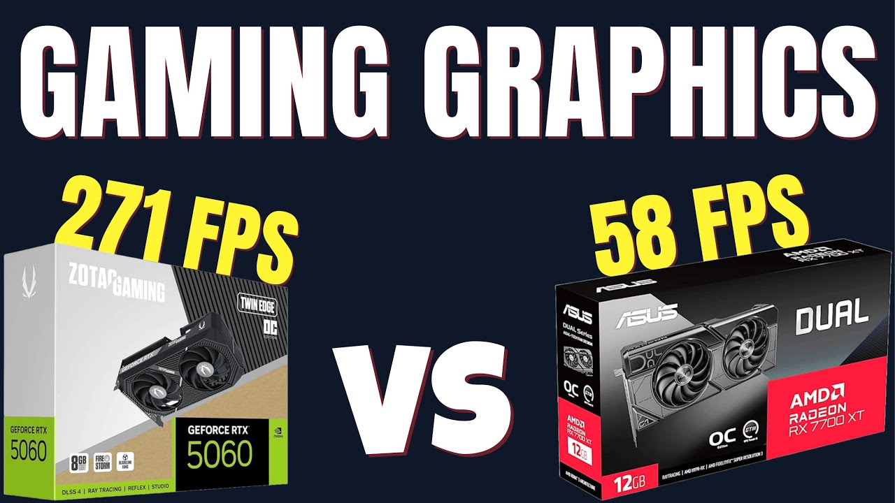 rtx 5060 vs rx 7700 xt 🔥 best graphics card for gaming 🥳