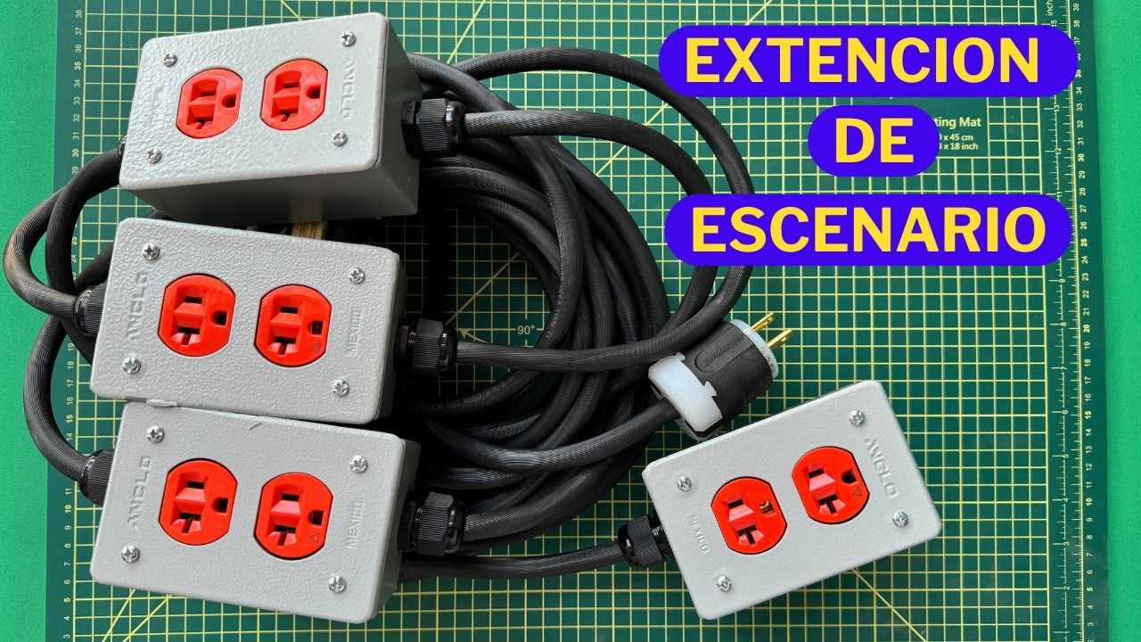 Como Hacer Una Extensión De 8 Contactos Para Equipo De Audio Profesional